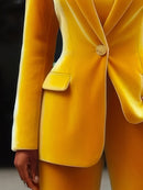 Terninho Feminino Aveludado e Luxuoso - Velours Majestueux®