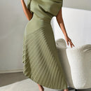 Vestido Midi Clássico Élégance d’Olive  - DrèssChic