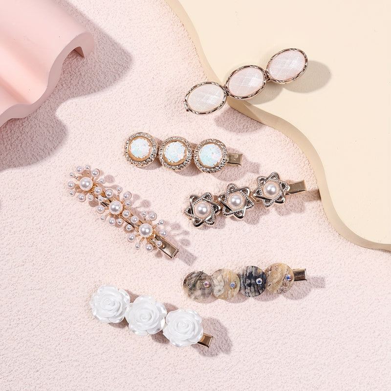 Kit 6 Presilhas de Cabelo - Charm Garden®