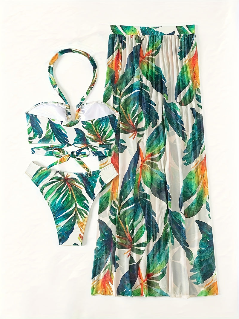 Biquíni e Saia Tropical Paradise - SoleilChic
