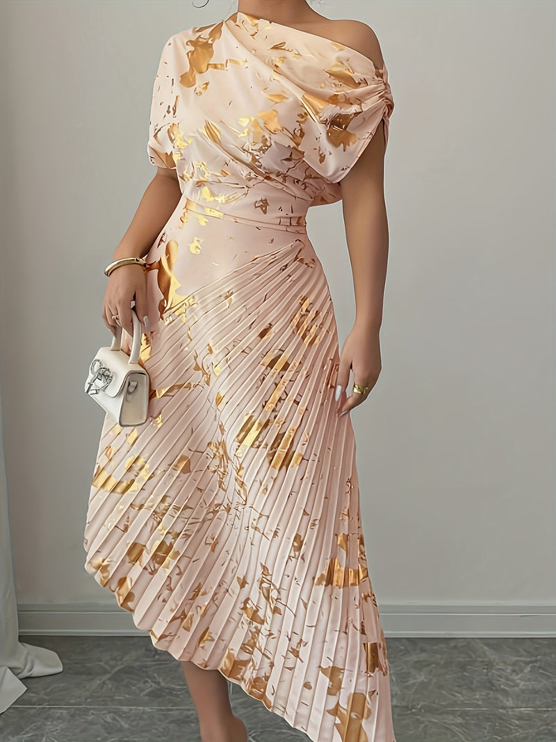 Vestido Elegante Ombro a Ombro - Beauté Asymétrique®