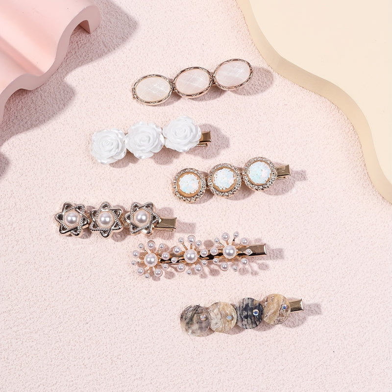 Kit 6 Presilhas de Cabelo - Charm Garden®