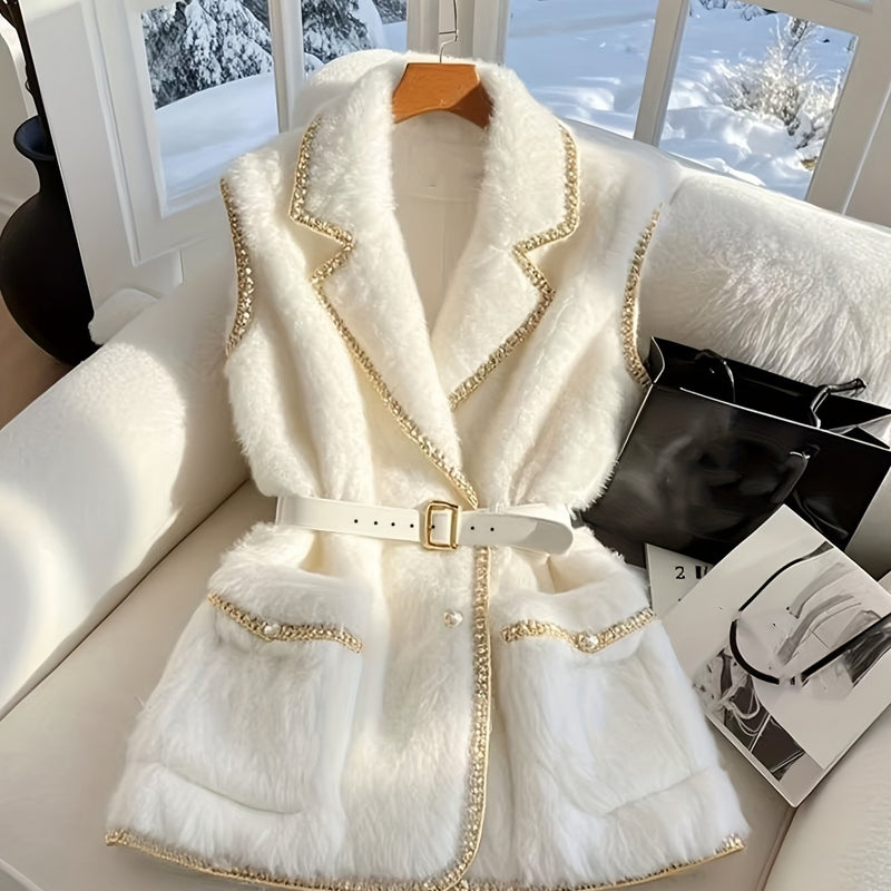 Casaco Feminino Elegante Peluciado - Royal Lumière®