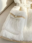 Casaco Feminino Elegante Peluciado - Royal Lumière®