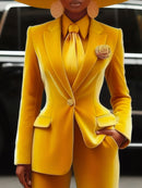 Terninho Feminino Aveludado e Luxuoso - Velours Majestueux®