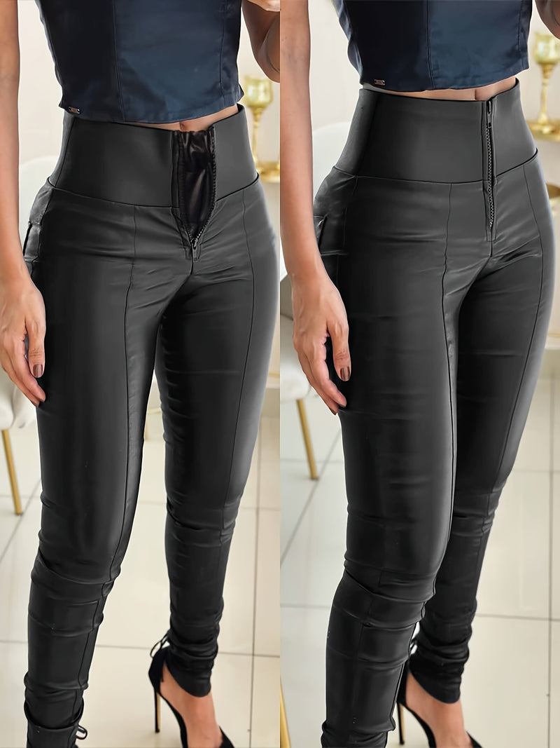 Calça de Couro PU - Luxe Leather®