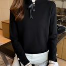 Suéter Feminino Duplo de Lã Gola Alta - Chic Velvet Layers®