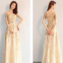 Vestido Golden Glamour Gown -  DrèssChic