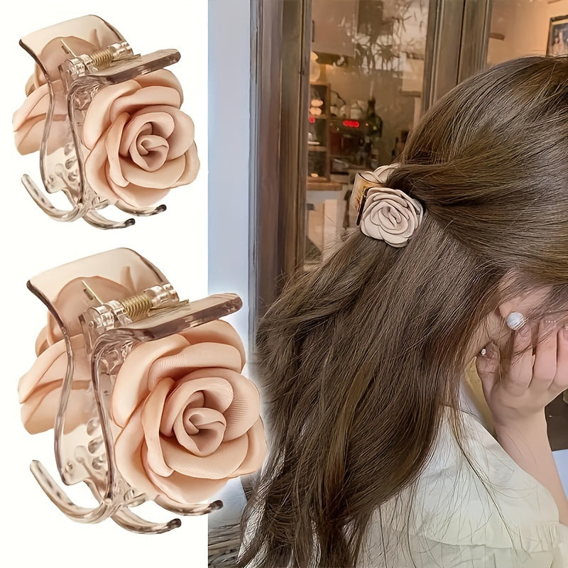 Kit 3 Presilhas de Cabelo Floral Fleur Rosé® - Éssence