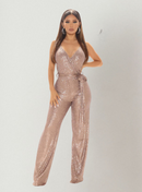 Macacão Longo Paetês ShineWay - SalopetChic