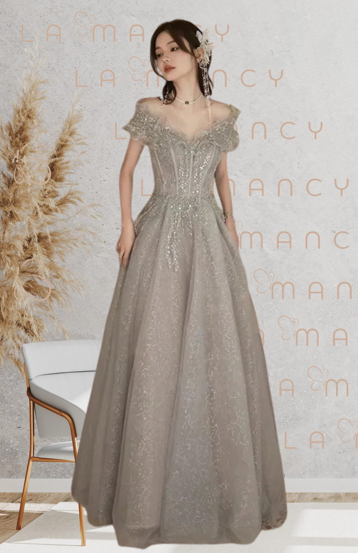 Vestido Longo Princesa Lórien Sparkle - DrèssChic