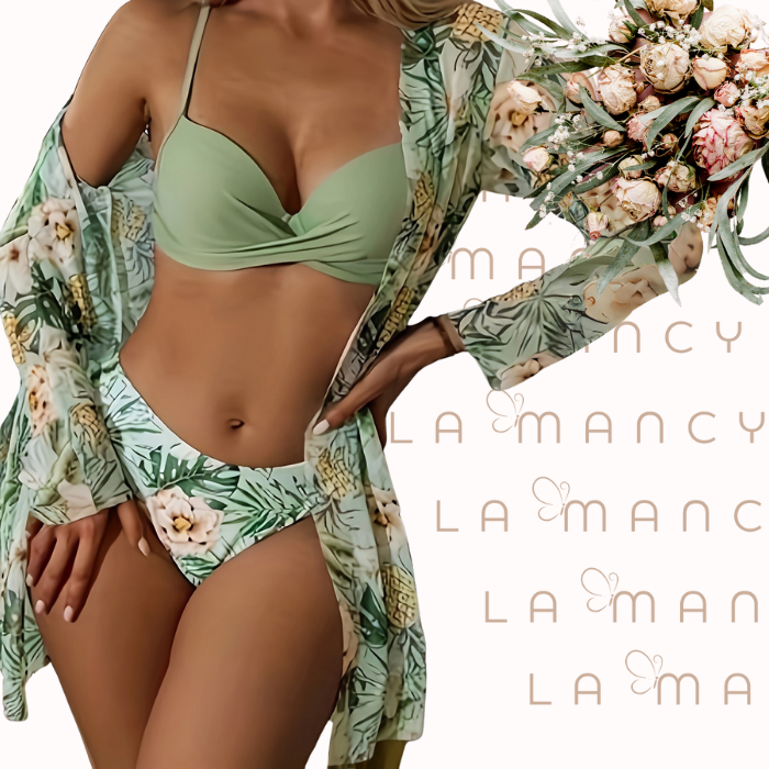 Biquíni e Saída Caribbean Green - SoleilChic