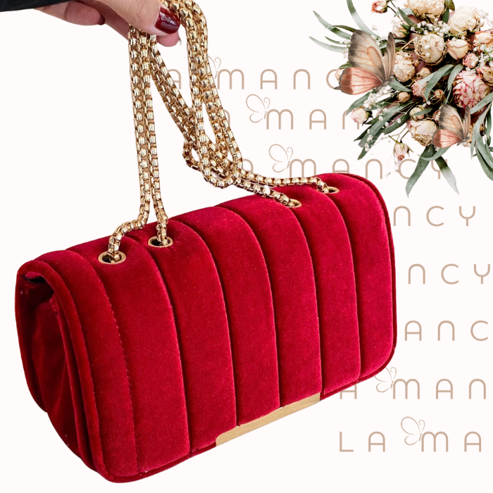 Bolsa Velvet Rouge - ChicBag