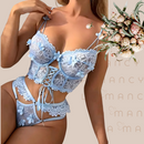 Conjunto Lingerie Renda Éclat de Lune - LadyChic