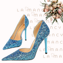 Scarpin Salto Agulha Scintillaire - PasChic