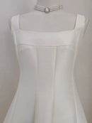 Vestido de Cetim Midi-Longo Realeza Serena  - DrèssChic®