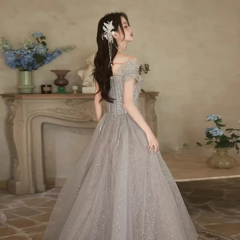 Vestido Longo Princesa Lórien Sparkle - DrèssChic