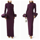 Vestido Longo em Cetim Rose Éternelle® - DrèssChic