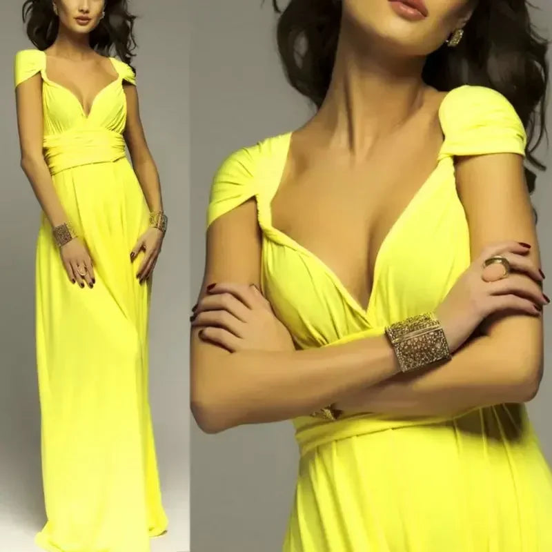 Vestido de Viscolycra Longo Versáli  - DrèssChic®