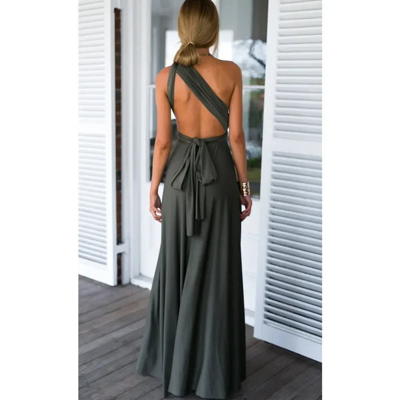 Vestido de Viscolycra Longo Versáli  - DrèssChic®