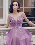 ZJ4043 Sexy Spaghetti Strap Evening Dresses 2024 Mermaid Prom Growns Formal Tulle Sleeveless Fashionable Party