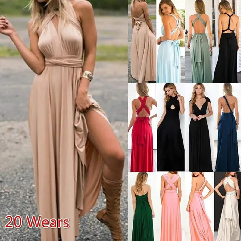 Vestido de Viscolycra Longo Versáli  - DrèssChic®