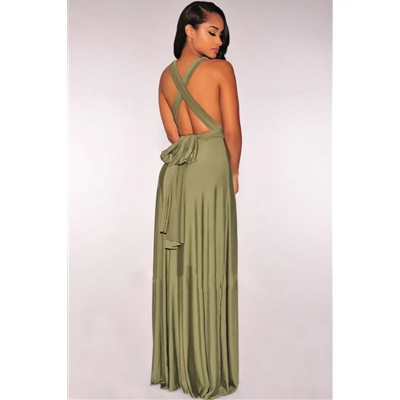 Vestido de Viscolycra Longo Versáli  - DrèssChic®