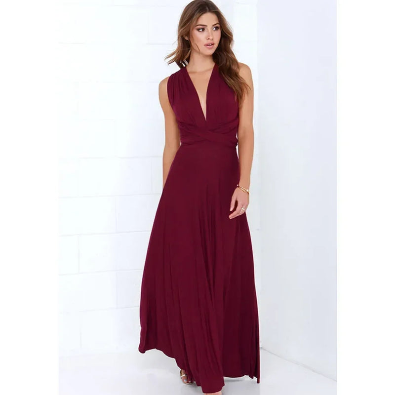 Vestido de Viscolycra Longo Versáli  - DrèssChic®
