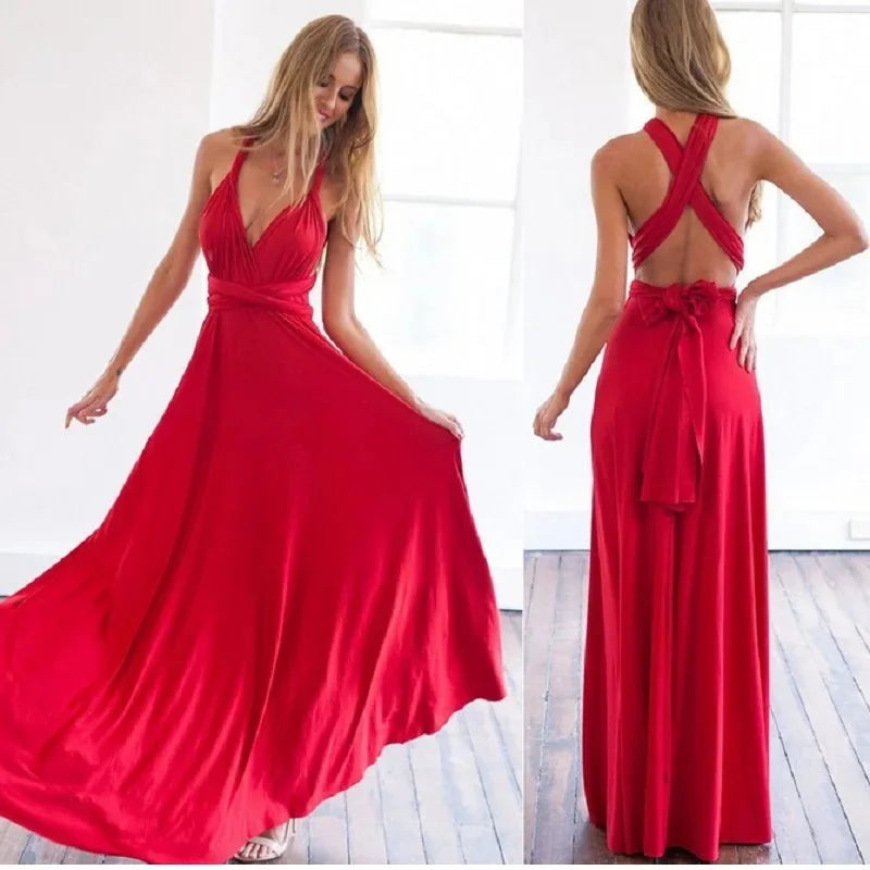 Vestido de Viscolycra Longo Versáli  - DrèssChic®