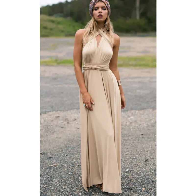 Vestido de Viscolycra Longo Versáli  - DrèssChic®