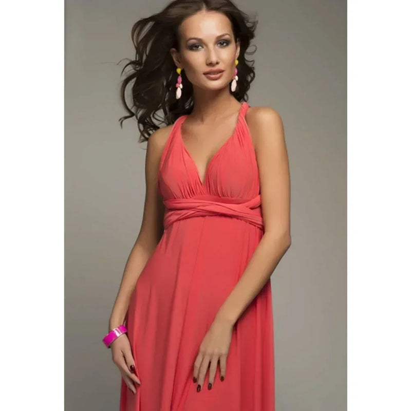 Vestido de Viscolycra Longo Versáli  - DrèssChic®