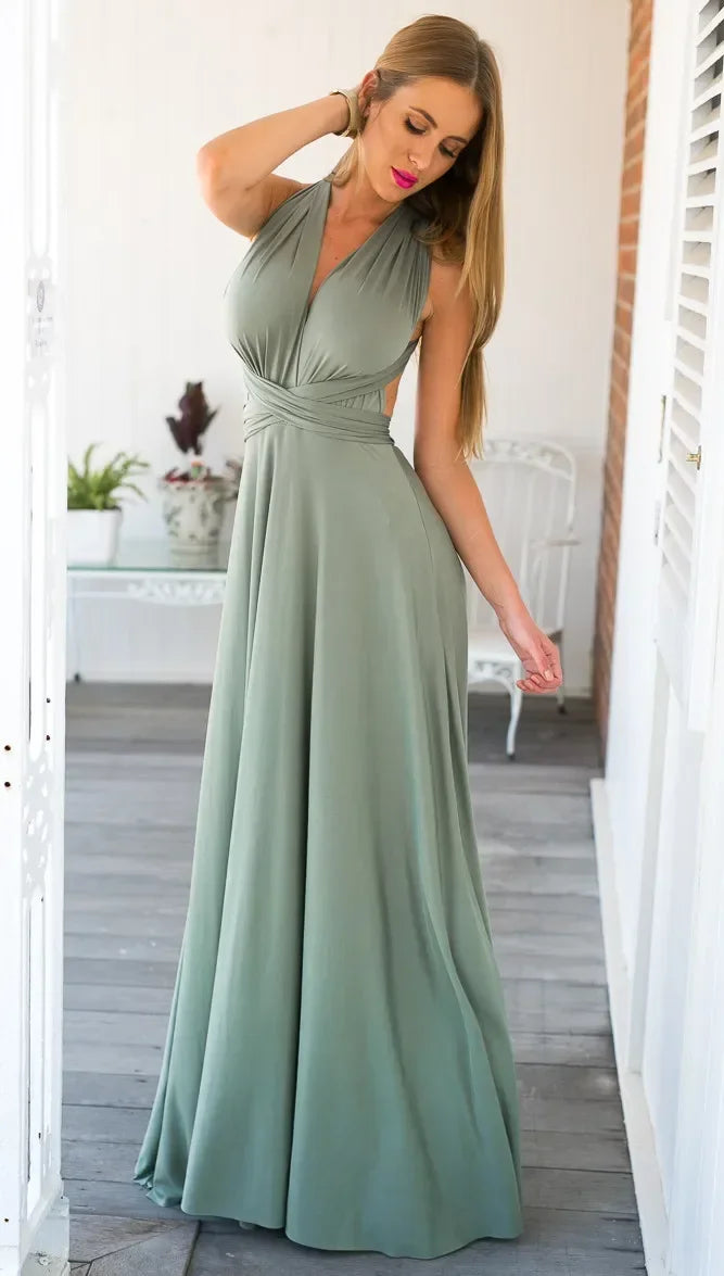 Vestido de Viscolycra Longo Versáli  - DrèssChic®