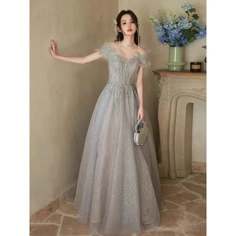 Vestido Longo Princesa Lórien Sparkle - DrèssChic