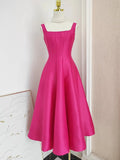 Vestido de Cetim Midi-Longo Realeza Serena  - DrèssChic®