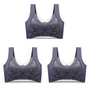 Kit 3 Sutiãs ChicComfort Plus Size - LadyChic