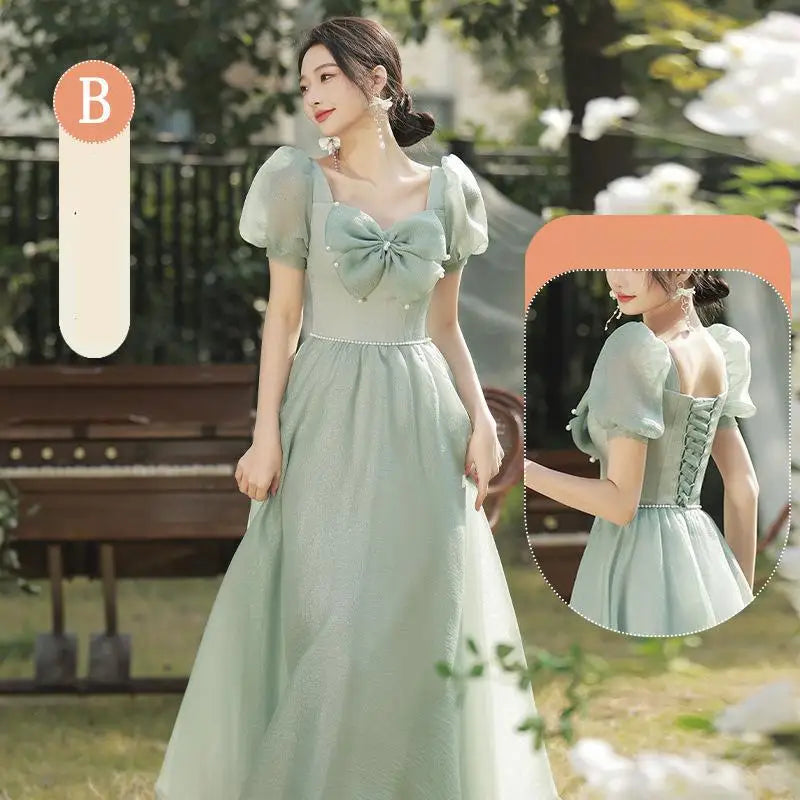 Vestido Longo Clássico Madrinha Belle Vert  - DrèssChic