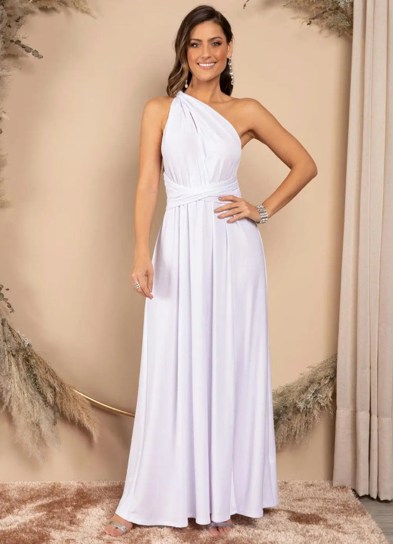 Vestido de Viscolycra Longo Versáli  - DrèssChic®