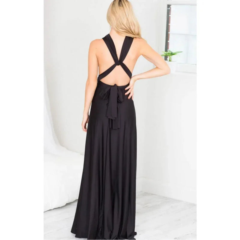Vestido de Viscolycra Longo Versáli  - DrèssChic®