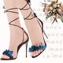 Sandália Salto Agulha de Ailes Étoilées - PasChic