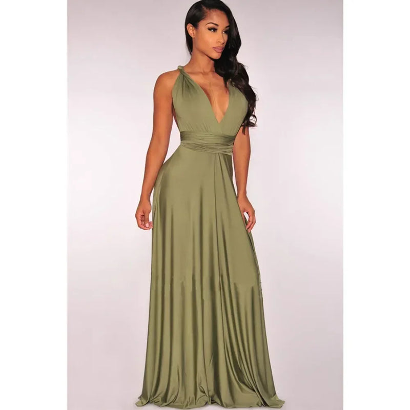Vestido de Viscolycra Longo Versáli  - DrèssChic®