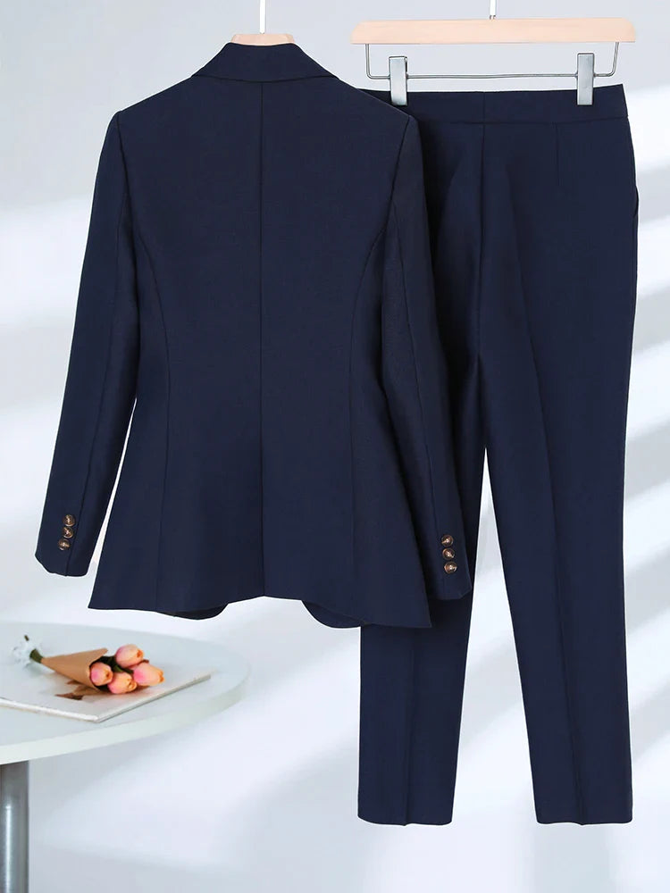 Terninho Feminino Alfaiataria Premium 3 Peças - Dominance Chic®