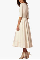 Vestido Elegante Midi Longo Elisa Fleur - DrèssChic