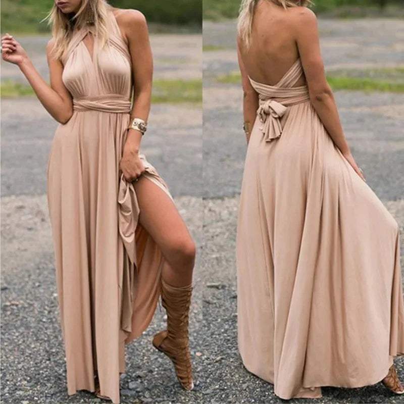 Vestido de Viscolycra Longo Versáli  - DrèssChic®