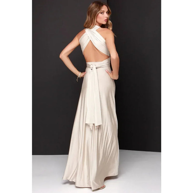 Vestido de Viscolycra Longo Versáli  - DrèssChic®