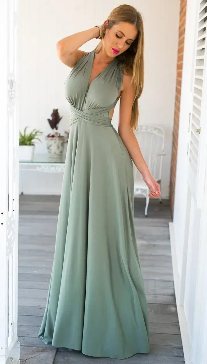 Vestido de Viscolycra Longo Versáli  - DrèssChic®