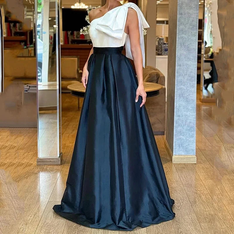 Vestido Longo Evasé Cisne - DrèssChic