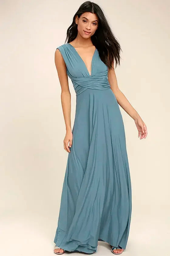 Vestido de Viscolycra Longo Versáli  - DrèssChic®