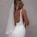 Vestido Longo em Cetim Lune d’Ivoire - DrèssChic