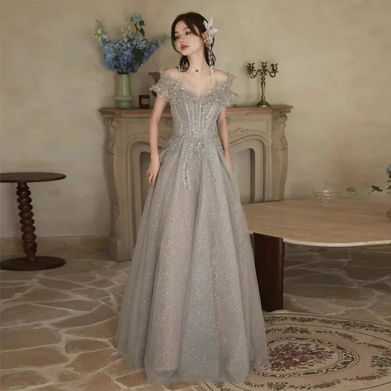 Vestido Longo Princesa Lórien Sparkle - DrèssChic