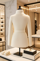 Suéter Longo Feminino de Inverno - Pure Élégance®